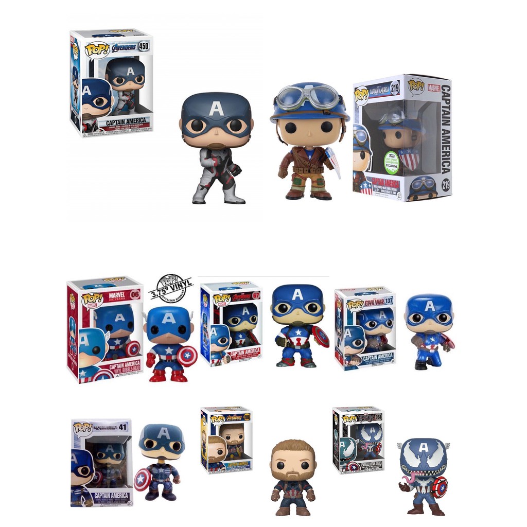 Funko Pop Eccc 2017 Exclusive Marvel Captain America Civil War Series Avengers Shopee Singapore - captain america civil war roblox figure