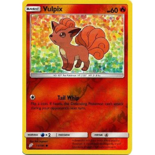Loose Mei Cards Shop Ptcg Pokemon Sm9 15 181 Vulpix Six Tail General Flash Shopee Singapore
