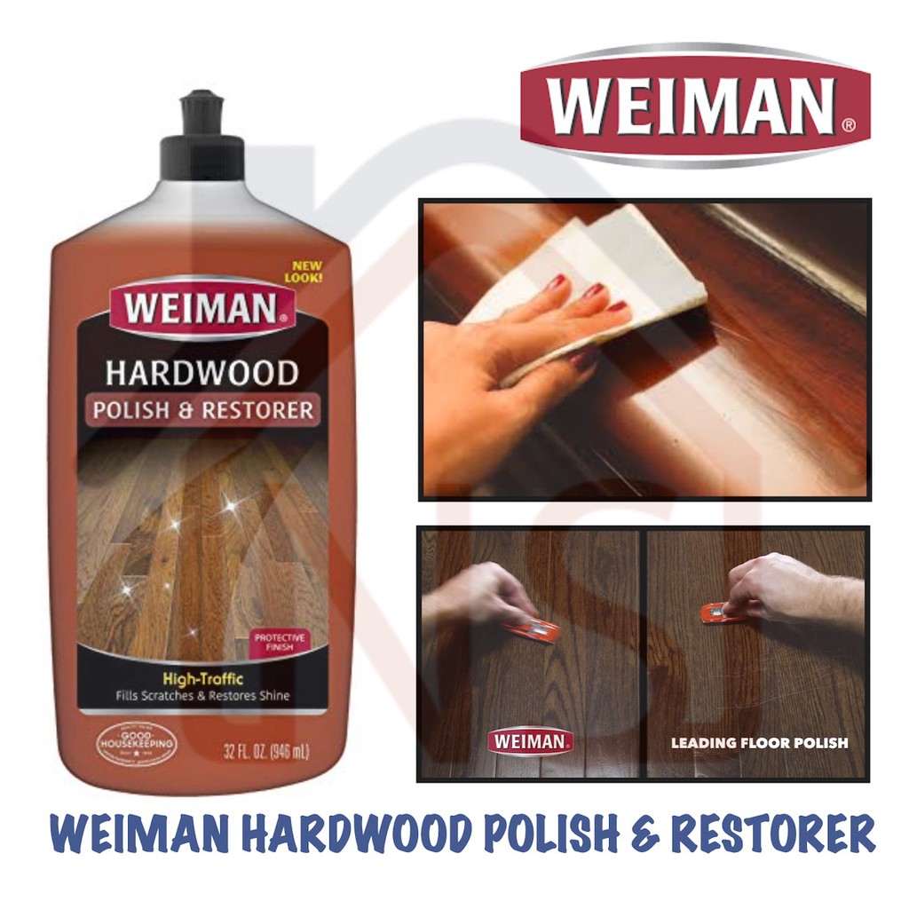 WEIMAN Hardwood Floor Polish and Restorer WM523 946ml/ Wood and Furniture Polisher Shopee