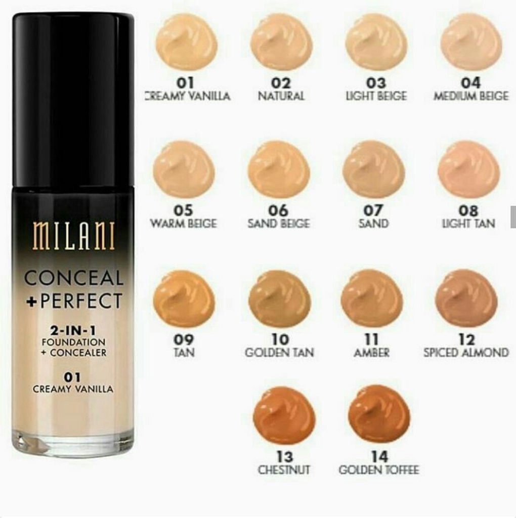 Milani ⚜️ + Perfect 2-In-1 Foundation + | Shopee Singapore