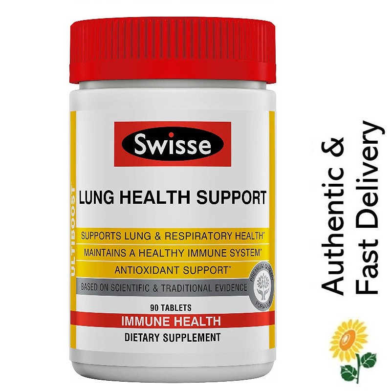 [InStock] Swisse Lung Health Support, 90 Tablets Lung & Immune