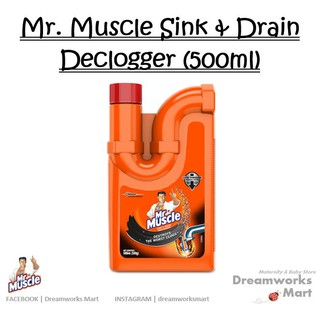 Mr Muscle Drain Declogger 500ml Shopee Singapore