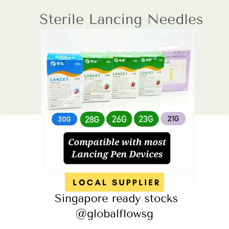 ✅ Lancet Needles 21G 23G 26G 28G 30G Chinese Health Medical Cupping Cup Therapy Body Massage Care TCM Hijama Bekam