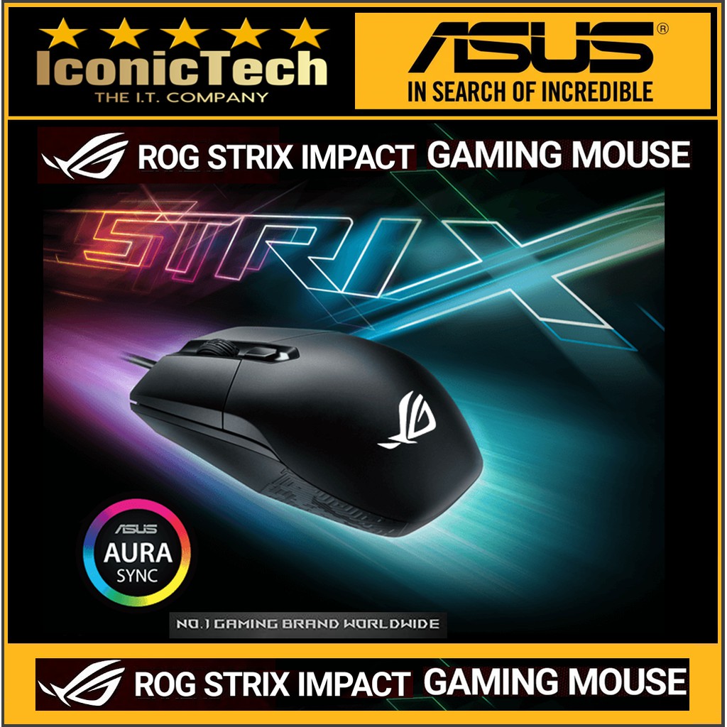 Asus Rog Strix Impact Gaming 90mp00p0 B0ua00 Gaming Mice Electronics
