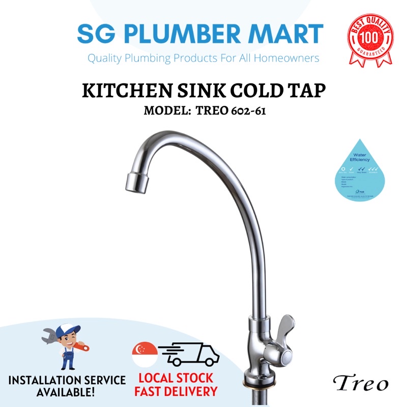 [SG SELLER] Treo x SGPLUMBERMART Kitchen Sink Cold Water Tap 60261