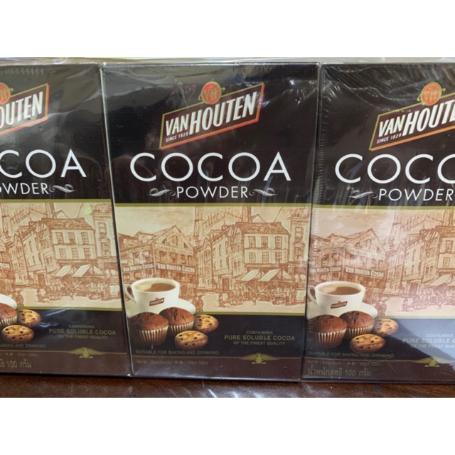 Van Houten Pure Cocoa Powder 100gm | Shopee Singapore