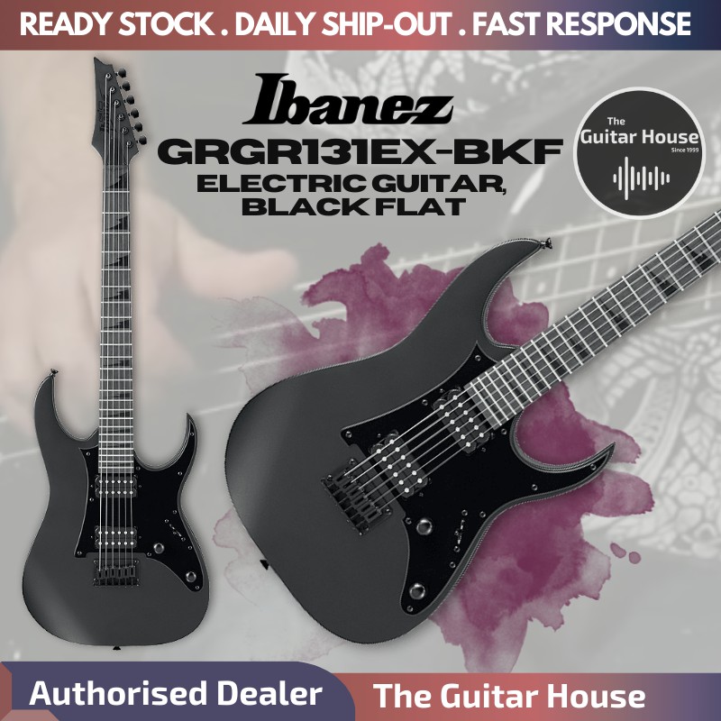 Ibanez Gio Grgr131ex Black Flat Grgr131ex Bkf Shopee Singapore