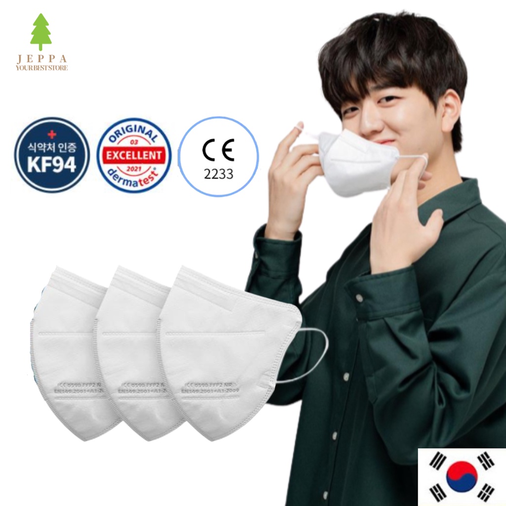 [Korean Mask] KF94 White Mask 50pcs 1Box For Adult / Use of Korean raw