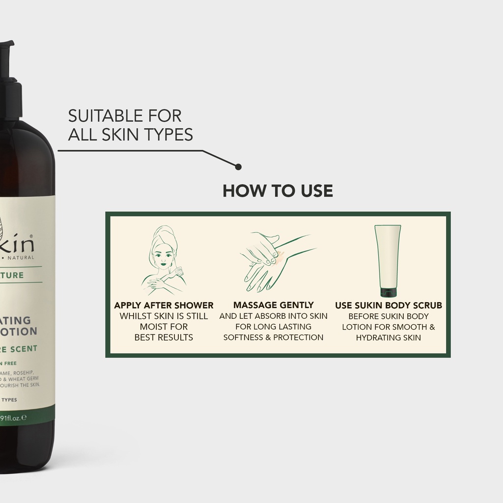 SUKIN HYDRATING BODY LOTION SIGNATURE (250ML / 500ML) Shopee Singapore