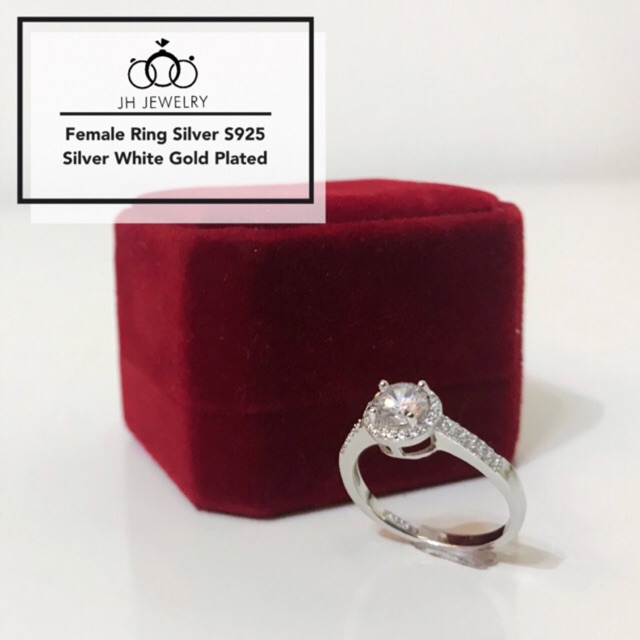 Cincin Emas Putih 925