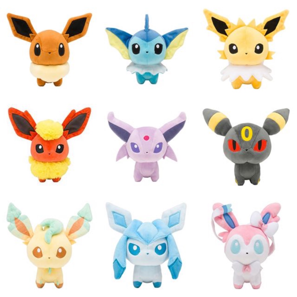 pokemon eeveelutions plushies