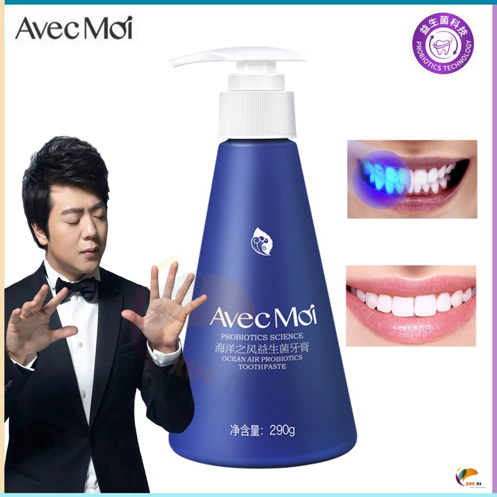 Official authentic Avec Moi Teeth Whitening Toothpaste Jingjing