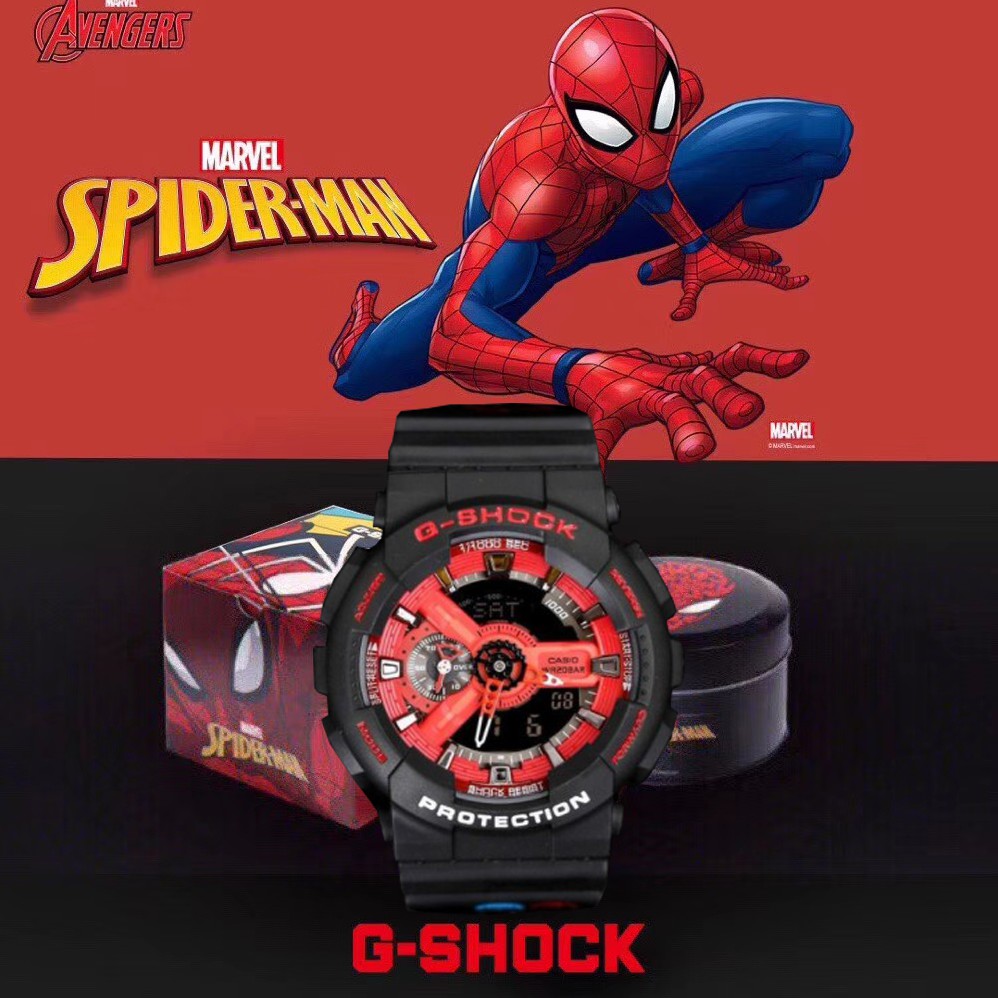 spider man g shock watch