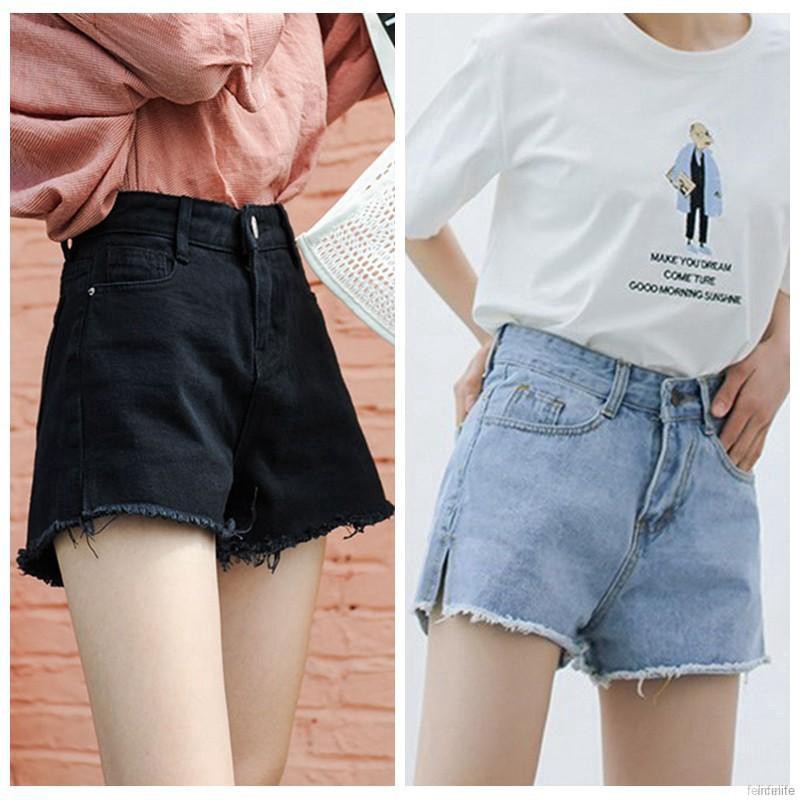 high waisted denim ahorts