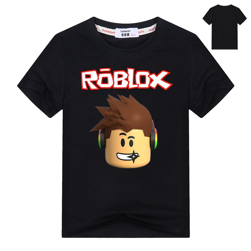 Kids Boysgirls Roblox Character Head Video Game Graphic Shirt Short Sleeve - pppp cool set pppp roblox