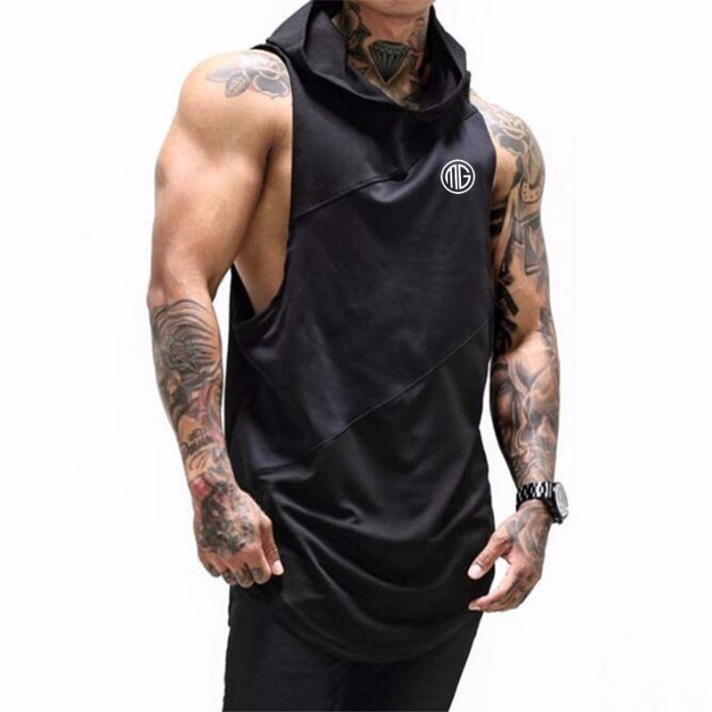 sleeveless hoodie vest