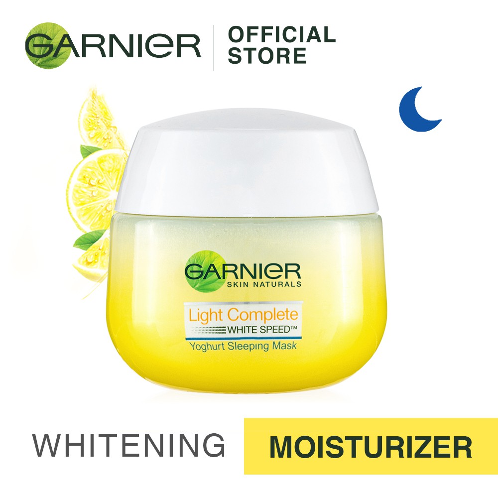 garnier light complete yogurt sleeping mask