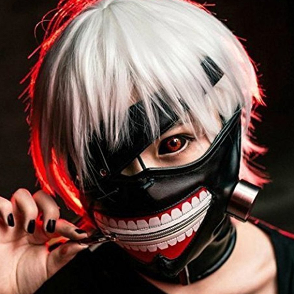 Acting Tokyo Ghoul Kaneki Ken Cosplay Mask Cool Anime Prop Shopee Singapore