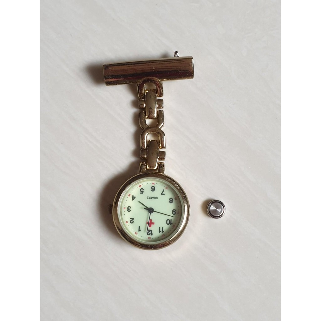 Bn Quartz Water Resistant Stainless Steel Back Unisex Gold Golden Nurse Watch Shopee Singapore