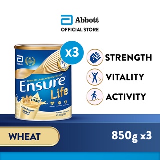 [Bundle of 3] Ensure Life Adult Nutrition - Wheat 850g