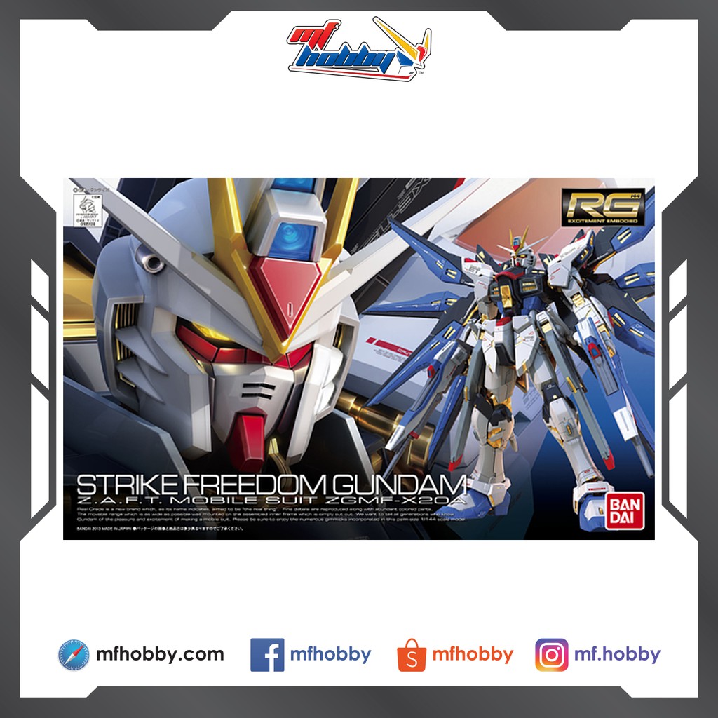 Rg Strike Freedom Gundam Shopee Singapore