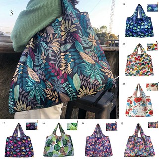 Image of Waterproof Shoulder Bag Polyester Bag Tote Handbag Eco Friendly Reusable Grocery Foldable Shopping Storage Bag