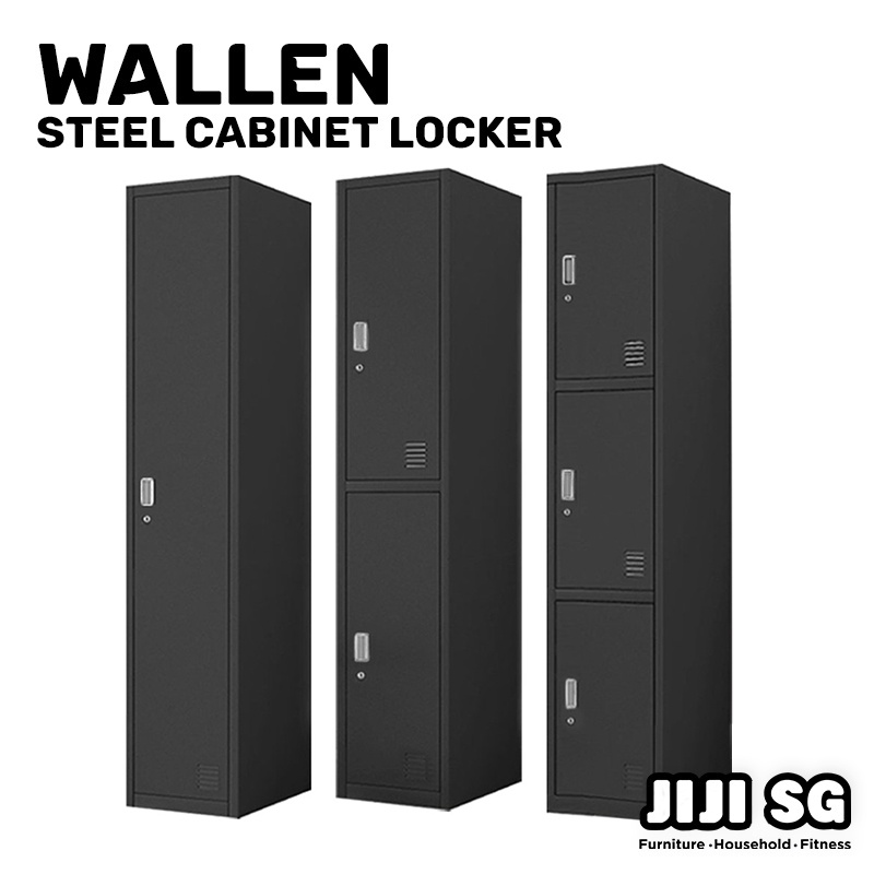 (JIJI.SG) WALLEN Steel Locker (Free Assembly) / Office Locker