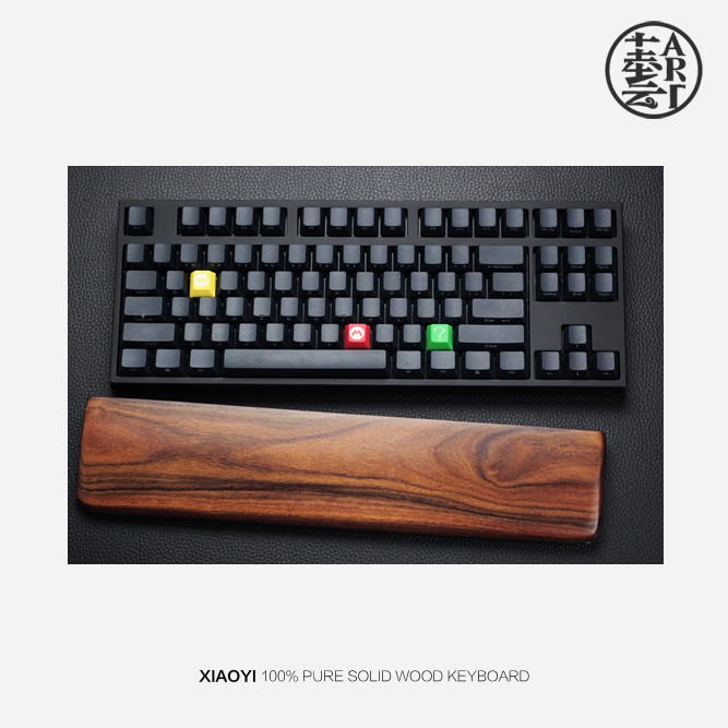 Keyboard hand rest 晓艺 Black rosewood mechanical keyboard solid wood