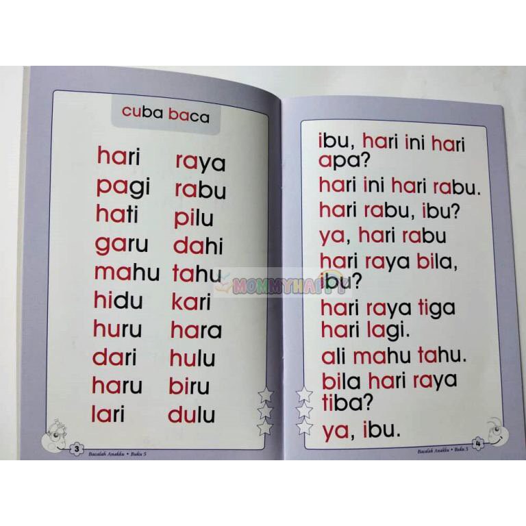 My Children S Reading Book Kaedah Fonik Shopee Singapore