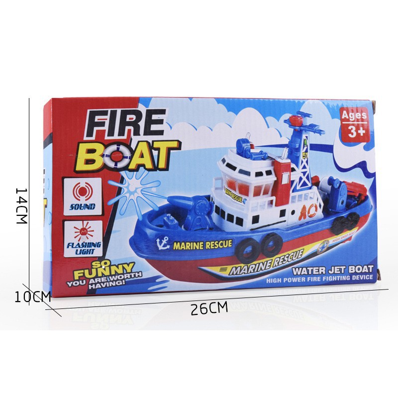 toy boat and trailer set