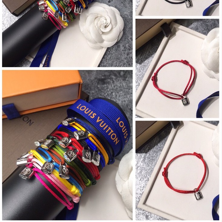 Fashion Adjustable LV Silver lockit Rope Bracelets | Shopee Singapore