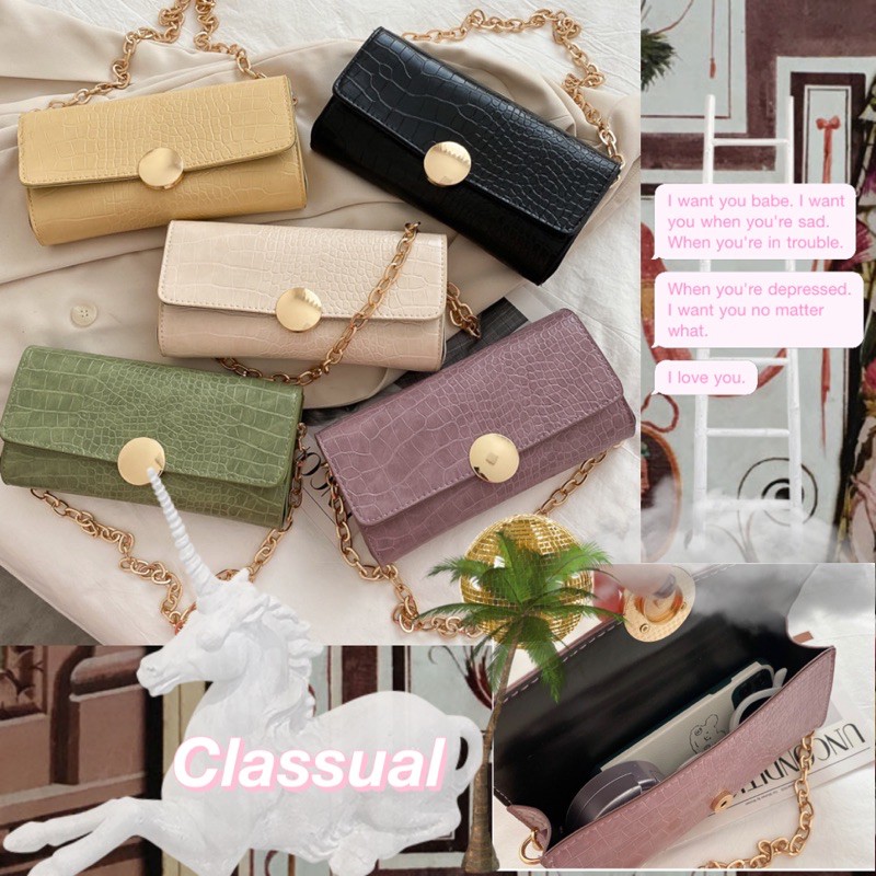 vintage gold clutch bag