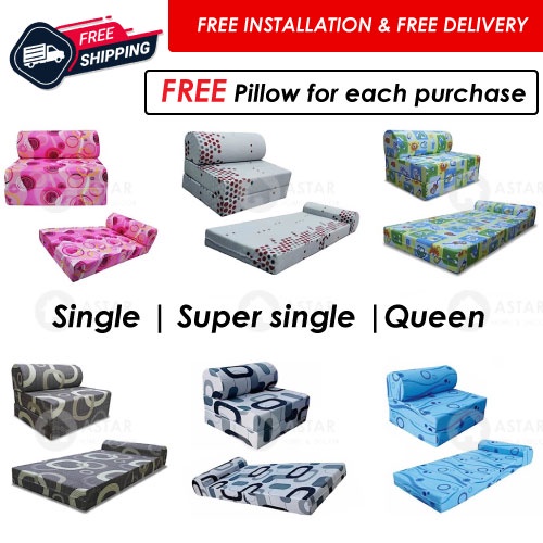 ASTAR VIRO 3FT 3.5FT 5FT SINGLE SOFA BED HIGH DENSITY SOFABED SET SUPER