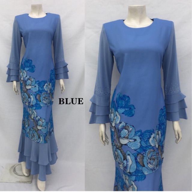 Saloma Hand Moden Kurung Clothes Ropol Kembang Cloth Shopee Singapore