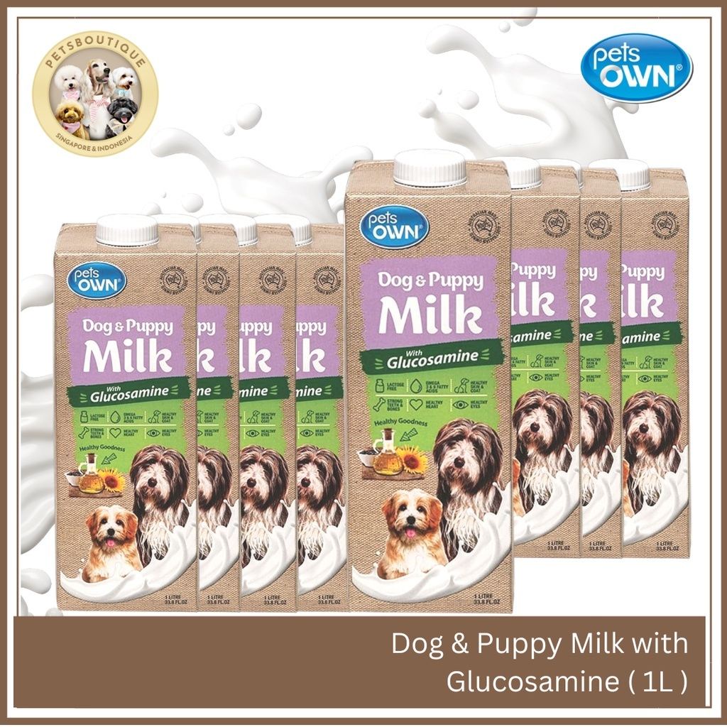 [Bundle of 4 & 8] Pets Own Lactose Free Glucosamine Pets Milk Dog