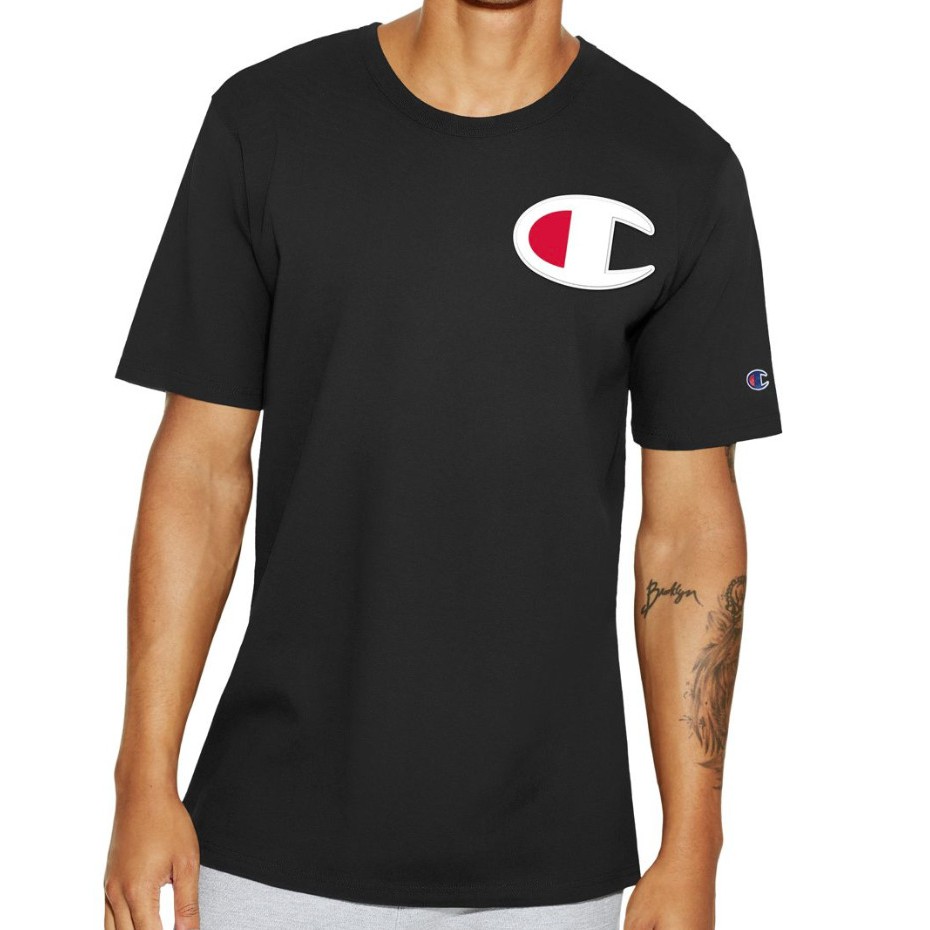 champion t shirt big logo