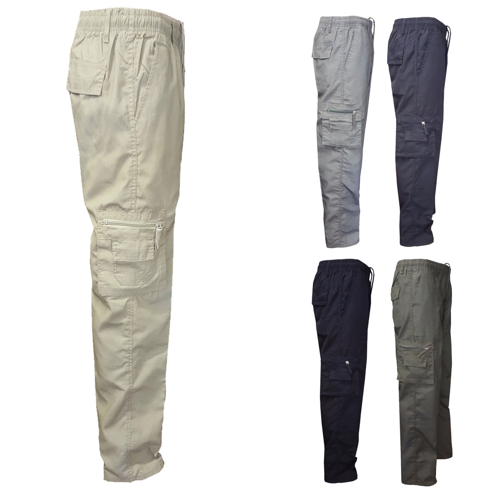 khaki pants with elastic bottoms