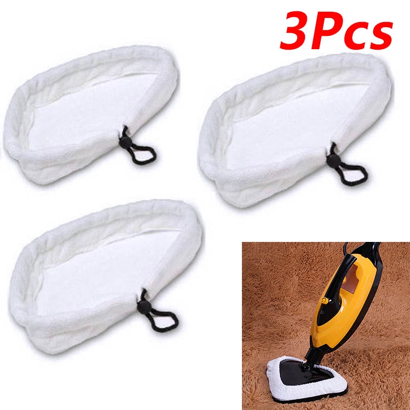 3x Cleaning Pad Super absorbent Cloth Steam Floor Mop Cleaner Accessories New