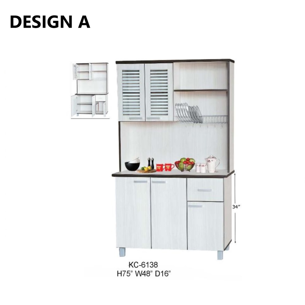 KITCHEN CABINET/STORAGE CABINET | Shopee Singapore