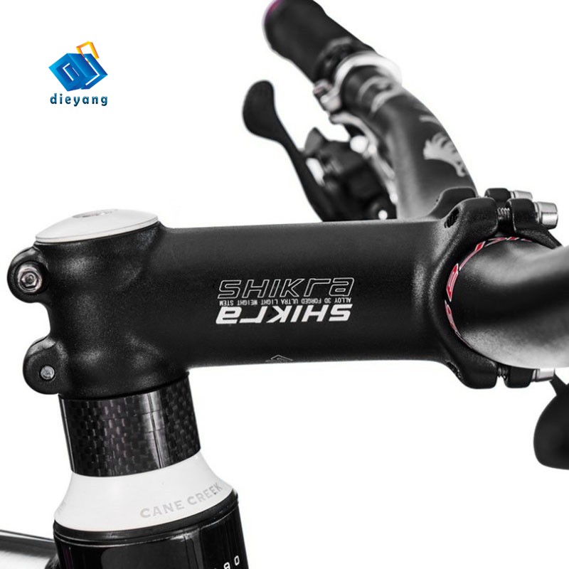 road bike stem and handlebars