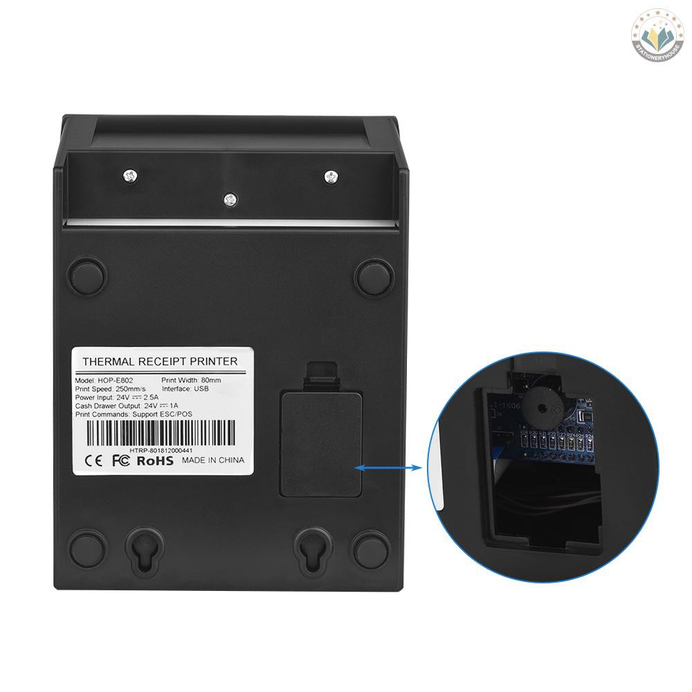 printer thermal 80mm auto cutter