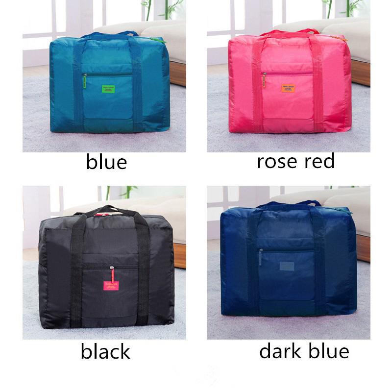 Travel Foldable Waterproof Luggage Bags Tote Duffel Bag MyHappyTravel Shopee Singapore
