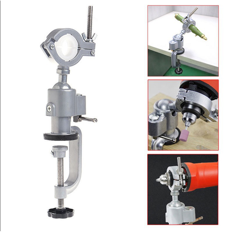 Bench Grinder Holder Electric Drill Stand Rotary Tool 360