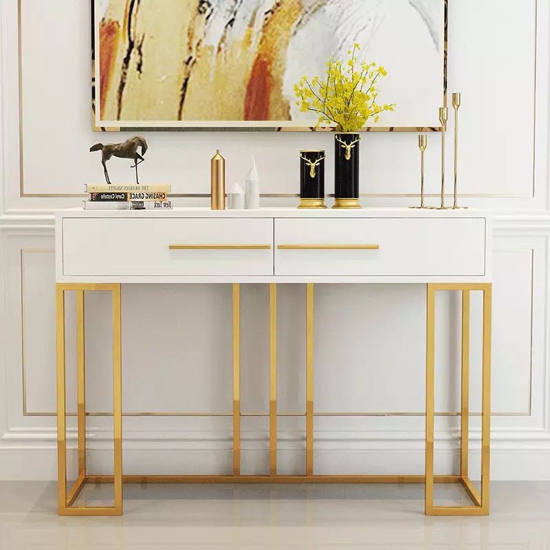 New Console Table With Drawer Hallway, Modern Hallway Console Tables