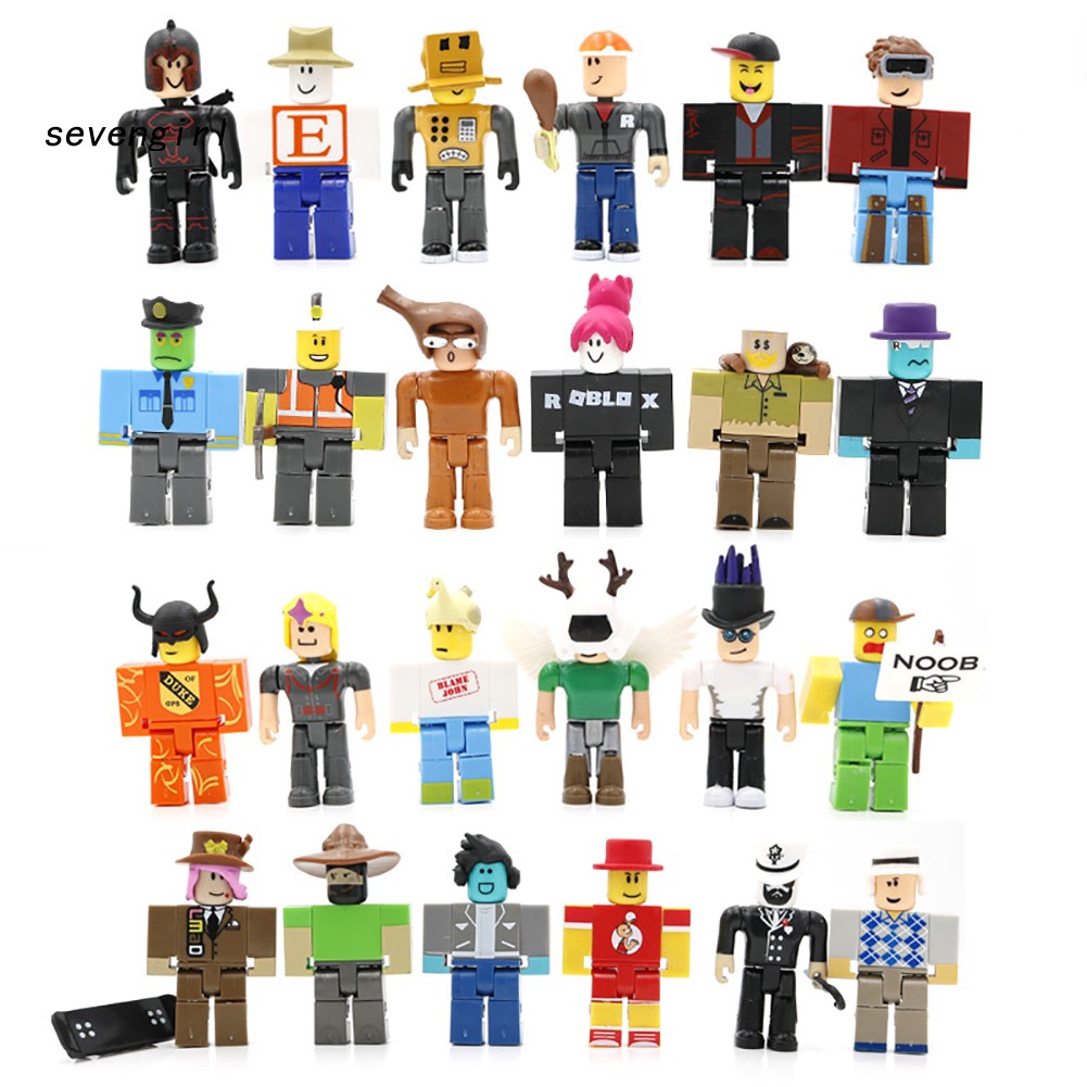 24pcs Random Roblox Legends Champions Classic Noob Captain Action Figures Gift Action Figures Toys Hobbies - roblox legends of roblox