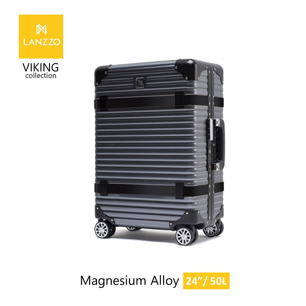 lanzzo aluminum luggage