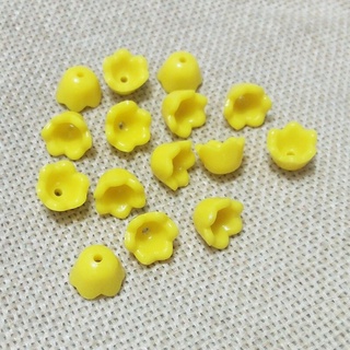 Image of thu nhỏ flower beads fiber caps baby girls necklace end tassels earrings findings spacer Charms rope clasp Connector #5
