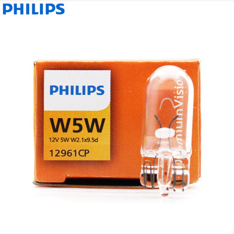 Philips Standard T10 W5W 12V 5W - Dusk Lights 12961CP | Shopee Singapore