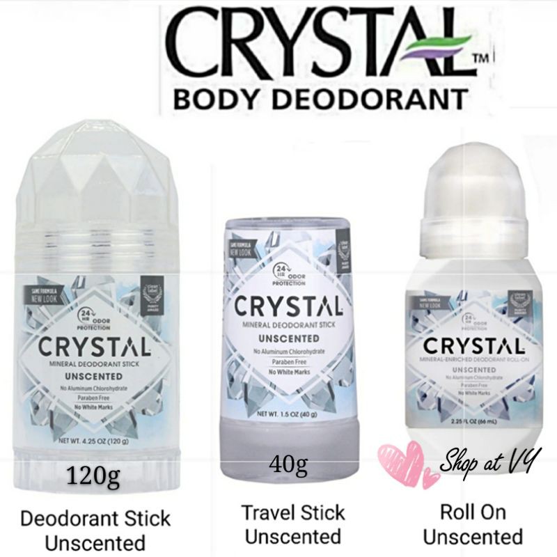 Crystal Body Deodorant 40g & 120g Shopee Singapore