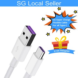 【Free Gift SG】Jafexy 5A USB Fast Charging Type C Cable 1 Metre
